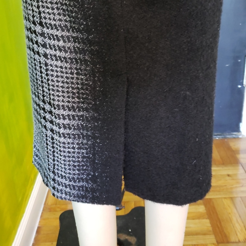 Lafayette 148 Priscilla Ombre Plaid Midi Skirt - Picture 4 of 8
